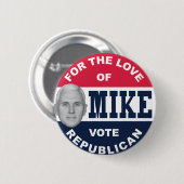 I-LIKE-MIKE-BUTTON-REPUBLICAN BUTTON (Vorne & Hinten)