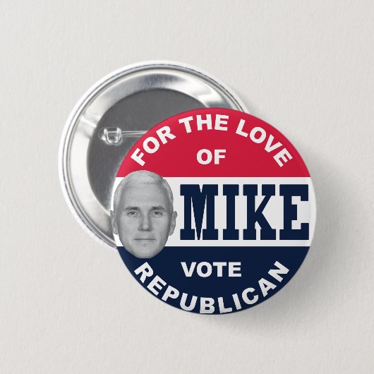 I-LIKE-MIKE-BUTTON-REPUBLICAN BUTTON (Vorne & Hinten)