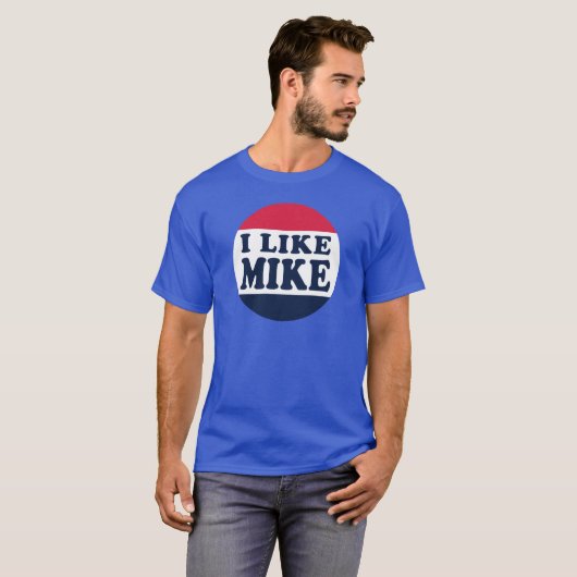 I-LIKE-MIKE-BUTTON T-Shirt (Vorne ganz)