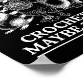 I Like Murder Shows Crochet And Maybe 3 People Sku Poster (Ecke)