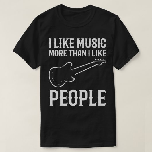 I like music Performer T-Shirt (Design vorne)