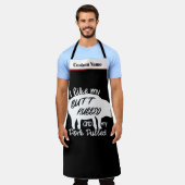 I Like My Butt Rubbed - BBQ Apron Pork Pulled Schürze (Getragen)