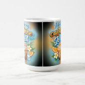 I like my caffeine iced  kaffeetasse (Mittel)