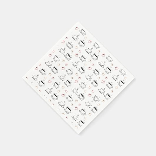 I like my cream and sugar in my coffee serviette (Ecke)