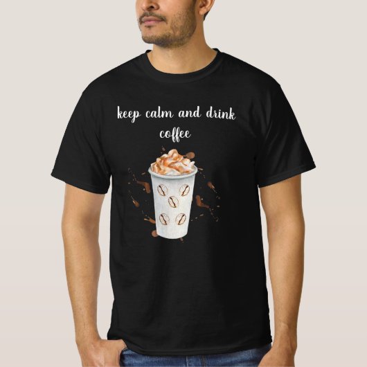 I like my cream and sugar in my coffee T-Shirt (Vorderseite)