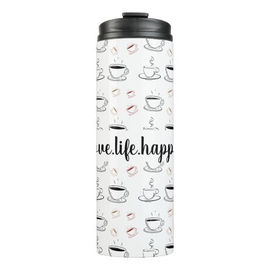 I like my cream and sugar in my coffee thermosbecher (Vorderseite)