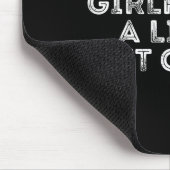 I Like My Girlfriend A Little Bit Older Funny Sayi Mousepad (Ecke)