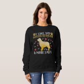 I like my Golden Retriever and maybe 3 People Retr Sweatshirt (Vorne ganz)