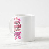 I Like My Husband A Little Bit Younger Funny Husba Kaffeetasse (Vorderseite Links)