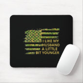 I Like My Husband A Little Bit Younger Funny Quote Mousepad (Mit Mouse)