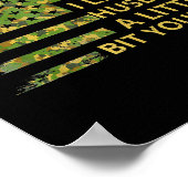 I Like My Husband A Little Bit Younger Funny Quote Poster (Ecke)