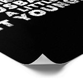 I Like My Husband A Little Bit Younger Funny Sayin Poster (Ecke)