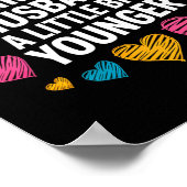 I Like My Husband A Little Bit Younger Funny Sayin Poster (Ecke)