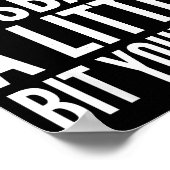 I Like My Husband Little Bit Younger Funny Present Poster (Ecke)