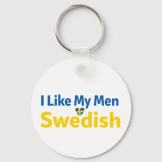 I Like My Men Swedish Funny Sweden Humor Schlüsselanhänger