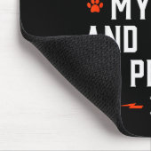 I Like My Motorcycle My Dog And Maybe 3 People - F Mousepad (Ecke)