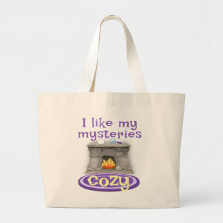 I LIke My Mysteries Cozy Bag Jumbo Stoffbeutel