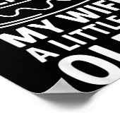 I Like My Wife A Little Bit Older Funny Saying Wom Poster (Ecke)