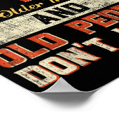 I Like My Wife A Little Bit Older Funny Saying Wom Poster (Ecke)