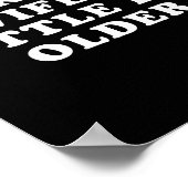 I Like My Wife A Little Bit Older  Poster (Ecke)