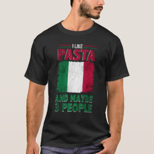 I like Pasta Italy Culture Italia Flag_1 T-Shirt