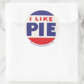 I like PIE 3" Aufkleber (Tasche)