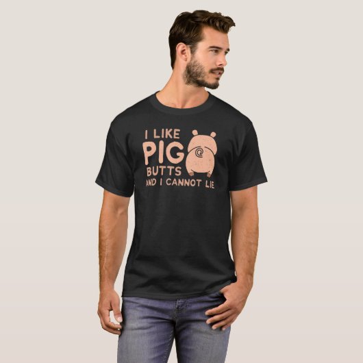 I like PIG Butts Barbecue T-Shirt (Vorne ganz)