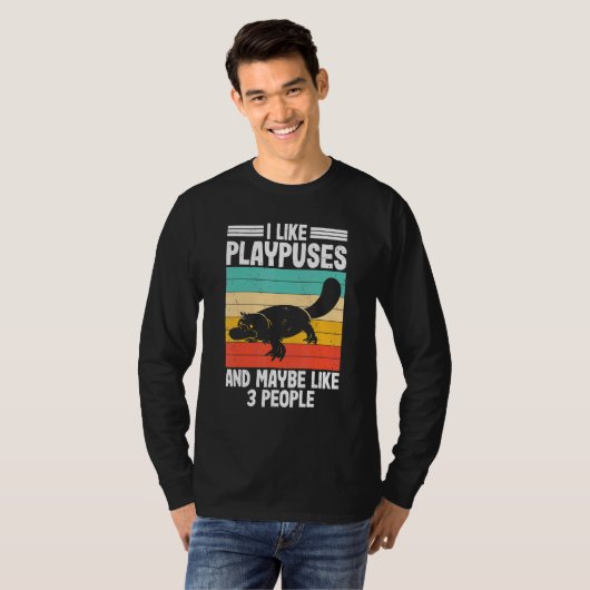 I Like Platypus Pltypus Pladapus Platypus Kids T-Shirt (Vorne ganz)