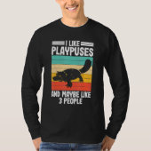 I Like Platypus Pltypus Pladapus Platypus Kids T-Shirt (Vorderseite)