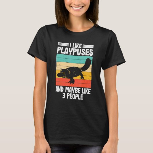 I Like Platypus  Pltypus Pladapus Platypus Kids T-Shirt (Vorderseite)