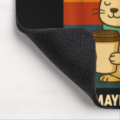 I Like Rabbits And Coffee And Maybe 3 People Mousepad (Ecke)