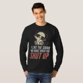 I Like The Sound You Make When You Shut Up Cat Sar T-Shirt (Vorne ganz)
