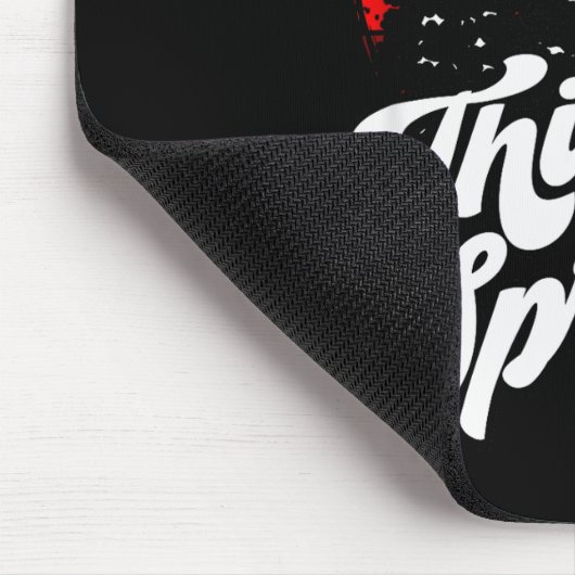 I Like Them Real Thick & Sprucey Funny Christm Mousepad (Ecke)