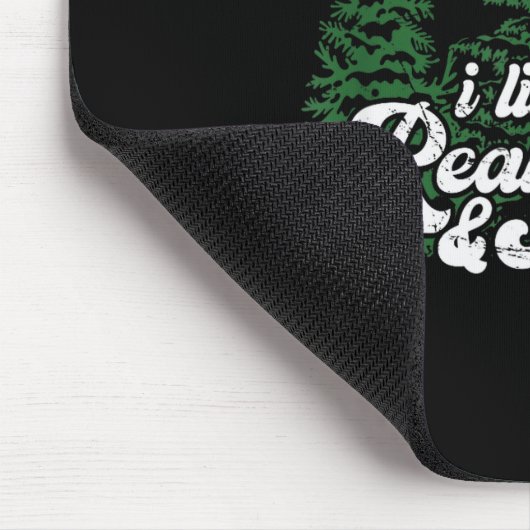 I Like Them Real Thick & Sprucey Funny Christm Mousepad (Ecke)
