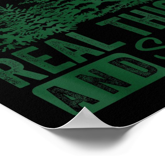 I Like Them Real Thick And Sprucey Christmas Funny Poster (Ecke)