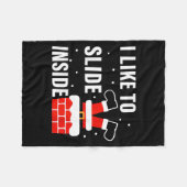 I Like To Ride On Top I Like To Slide Inside Coupl Fleecedecke (Vorderseite (Horizontal))