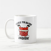 I Like To Slide Inside Funny Santa Couple Matching Kaffeetasse (Links)