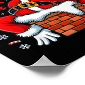 I Like To Slide Inside Funny Santa Couple Matching Poster (Ecke)