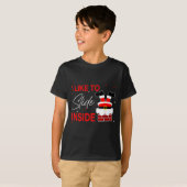 I Like To Slide Inside Funny Xmas Couple Unhinge P T-Shirt (Vorne ganz)