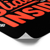 I Like To Slide Inside Funny Xmas Outfits  Poster (Ecke)