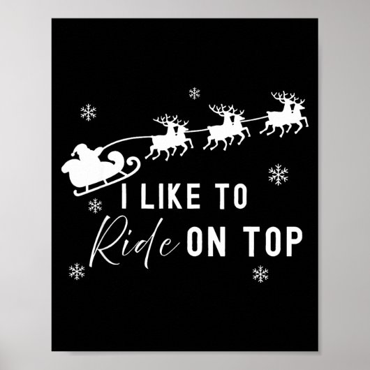 I Like To Slide Inside I Like To Ride On Top Coupl Poster (Vorne)