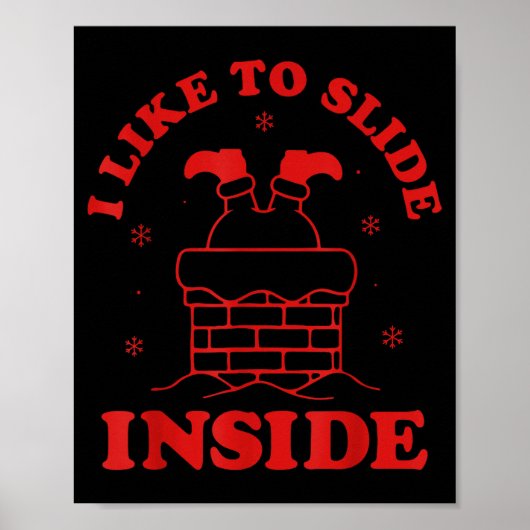 I Like To Slide Inside I Like To Ride On Top Coupl Poster (Vorne)