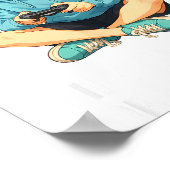 I Like Video Games More Than People Funny Gamer An Poster (Ecke)