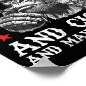 I Like Whiskey And Cigars And Maybe 3 People Monke Poster (Ecke)