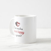 I Like you A Latte | Promposal Photo Coffee Pun Kaffeetasse (Vorderseite Links)