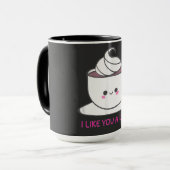 I Like You A Latte Tasse (Vorderseite Links)