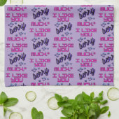 I LIKE YOU BERRY MUCH GESCHIRRTUCH (Gefaltet)
