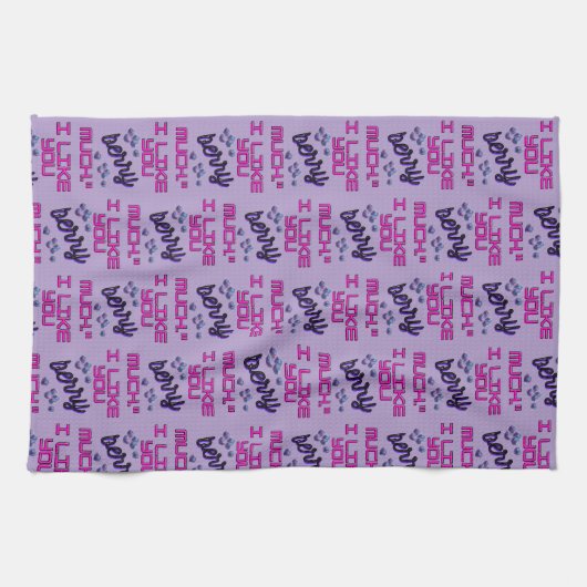 I LIKE YOU BERRY MUCH GESCHIRRTUCH (Horizontal)