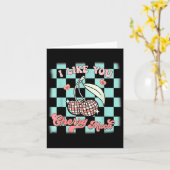 I Like You Cherry Much Funny Retro Love Valentine  Karte (Gelbe Blume)