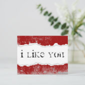 i like you page rip postkarte (Stehend Vorderseite)